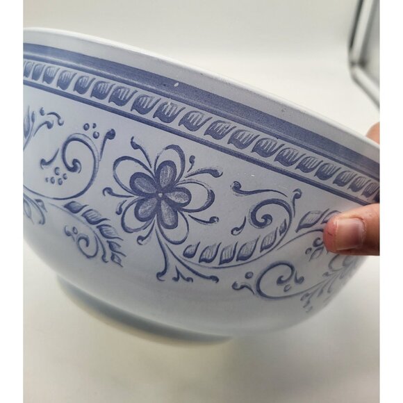 Pyrex Brittany Blue Vintage 479-B 3 QT Mixing Bowl Floral Made in USA - Picture 5 of 12